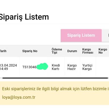Loya.com.tr Sipariş Göndermiyor. İletişim Yolları Kapalı.