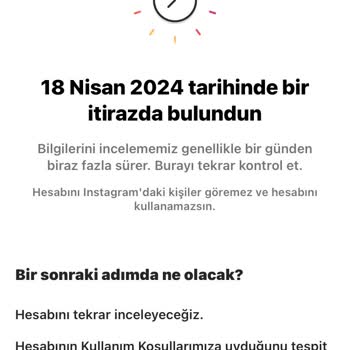 Instagram Hesabım Askıya Alındı