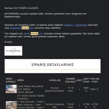 Vivense Şifonyer Çekmecesi Açılmıyor