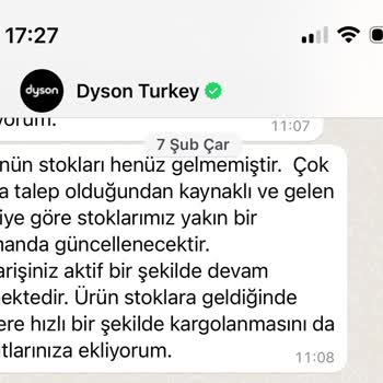 Dyson 7 Aydır Yedek Parça Tedarik Edemiyor!