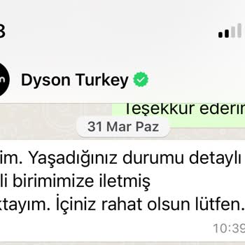 Dyson 7 Aydır Yedek Parça Tedarik Edemiyor!