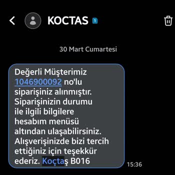 Koçtaş Web Siparişi Getiremiyor Mu?