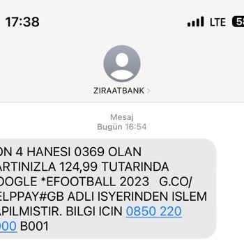 Efootball 2023 İçin İzinsiz Kart Kullanımı Ve İade Talebi