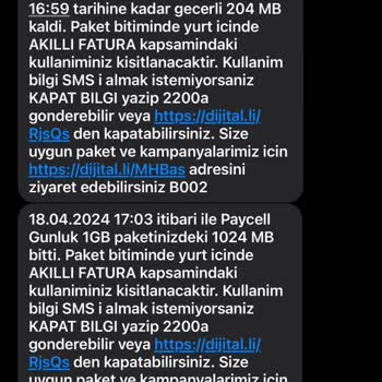 Turkcell Pişmanlıktır 10 GB 1 Gün