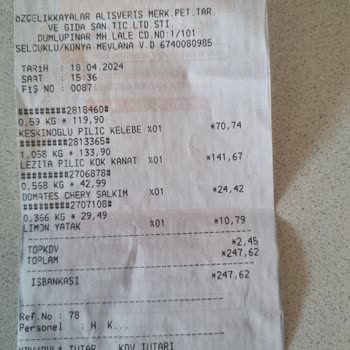 Çelikkayalar Market Mağaza Deneyimimde Beklenmedik Tavrın Hüsranı