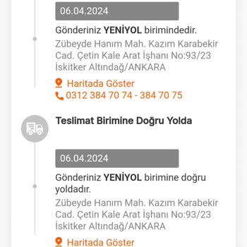 MNG Kargo Trendyol.com Üzerinden Sipariş Sağladığım Ürünümü Kaybetti