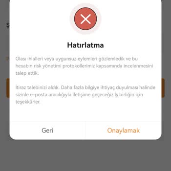 Orangex Üyeliğime Bloke Koyarak Parama El Koydu