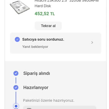 Hepsiburada Teknomstore Adlı Satıcısı Ürünümü Kargoya Vermiyor