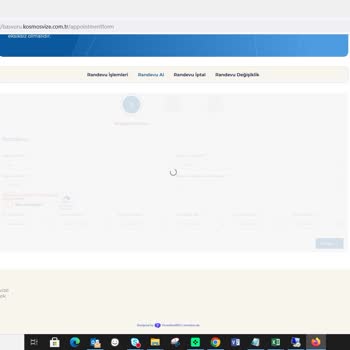Kosmos Vize Hizmetleri Web Sitesi Hatası
