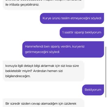 Getir Siparişi Teslim Etmiyor