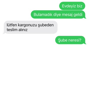Aras Kargo Evde Olduğum Halde Adresime Teslim Etmedi