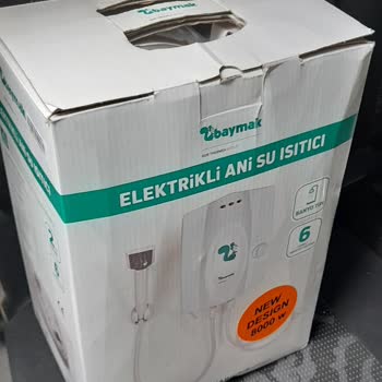 Baymak Elektrikli Şofben 8 Kademeli