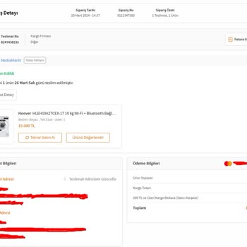 Media Markt Para İademi Yapmıyor