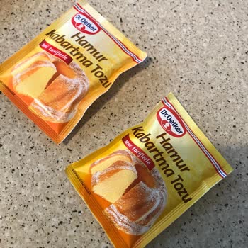 Dr. Oetker Hamur Kabartma Tozu Paket Şişmesi