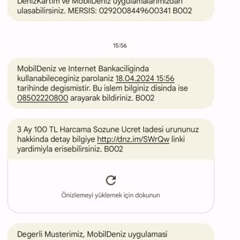 Denizbank Kullanılmayan Kart Aidatı