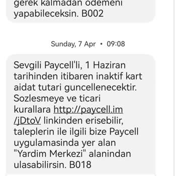 Turkcell Paycell Kart Ve Üyelik İptali