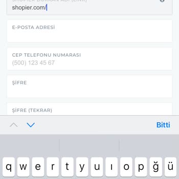 Shopier'de Dükkan İsmi Yazamıyorum