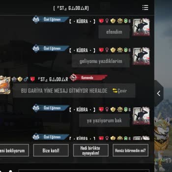 PUBG (Pubgmobile.com) Susturuldum Yardımcı Olun