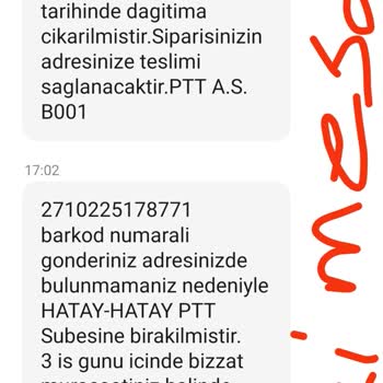 PTT Kargo Kargo Dağıtım Elemanı Hk.