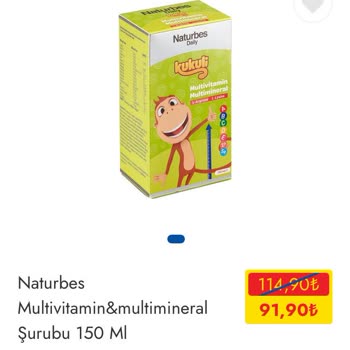 Şok Marketler Naturbes Multivitamin Çocuk Şurubu Şok Marketten Aldığım