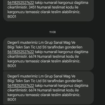 Sürat Kargo Şikayet (Kargomun Elime Ulaşmaması)