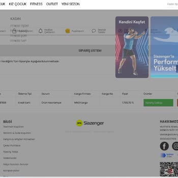 Slazenger Kargo Soru Yaşıyorum