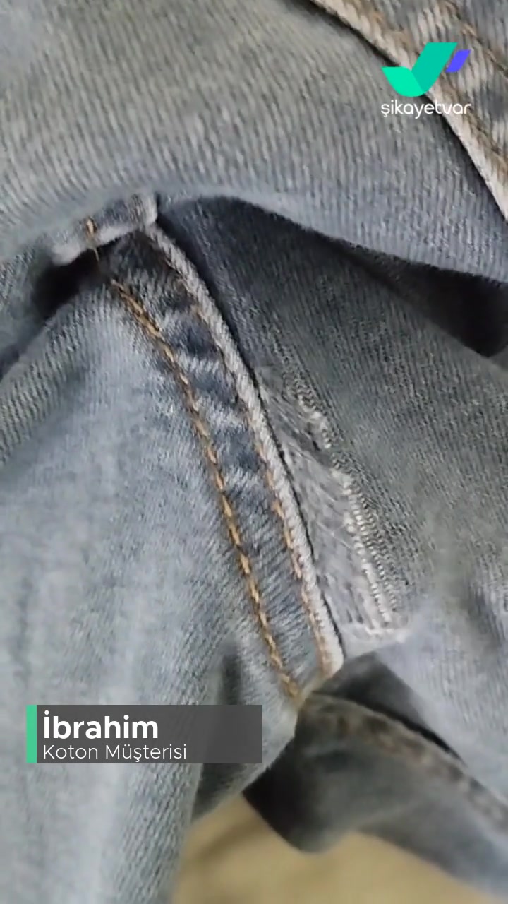 Koton Erkek Jeans Ürünüm Özürlü Çıktı! videonun kapak resmi