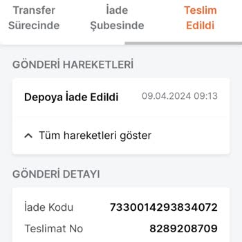 Trendyol Express İade Kargomun İadesi Yapılmıyor.