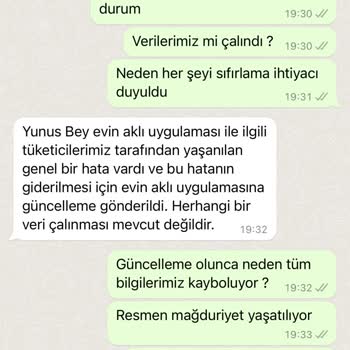 Vestel Evin Aklı Uygulama Sorunu