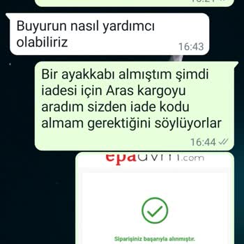 Epaavm.com EPA İade Sorunu