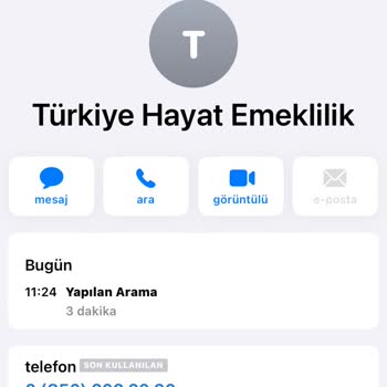 Türkiye Hayat Emeklilik Müşteri Hizmetlerinin Cevap Vermemesi