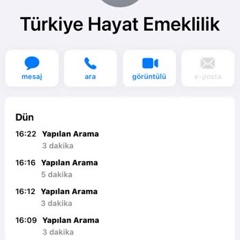 Türkiye Hayat Emeklilik Müşteri Hizmetlerinin Cevap Vermemesi