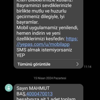 YEPAŞ Şirketi Vefat Eden Müşteri Faturasını Banka Üzerinden Ödetmiyor.