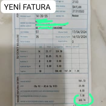Manisa Su ve Kanalizasyon İdaresi Evde Olmama Rağmen Su Faturam 3 Katına Fazla Yazılmış