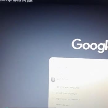 Google Chrome'nin Site Aramalarına Yanıt Vermemesi