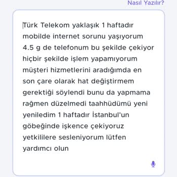 Türk Telekom Mobil Şebeke Sorunu