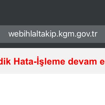 Karayolları Genel Müdürlüğü Geçiş İhlali Ödeme Sita Hatası