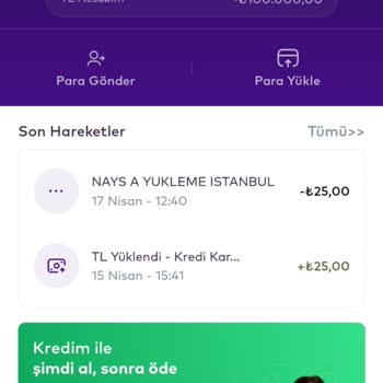 Param Eksi Bakiye Hatası