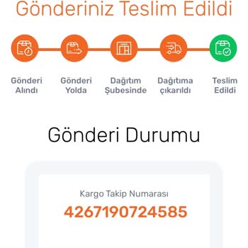 Aras Kargo Ürünüm Teslim Edilmedi