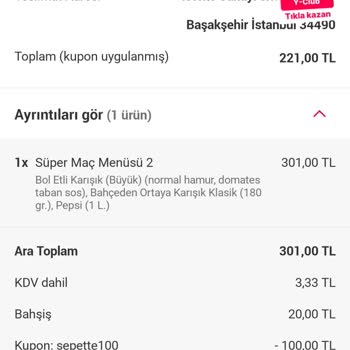 Pizza Hut Yanlış Sipariş Ve Sorumsuz Hizmet