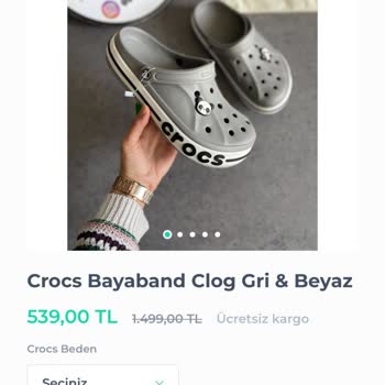 Shopier Crocs Terlik İadesi Olmadı