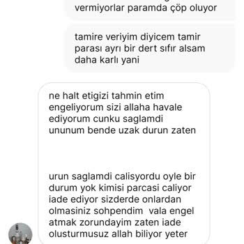 Gardrops Mağdur Oldum Yardımcı Olunmadı
