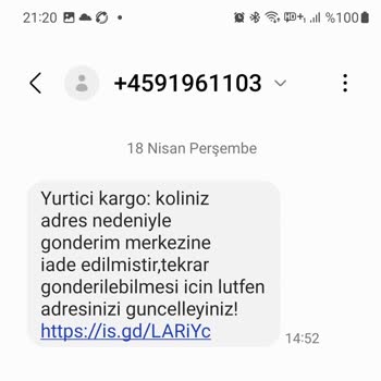 E-ticaret Marka Taklidiyle Dolandırıcılık +4591961103 Yanıltıyor!