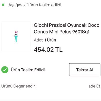 İdefix Görselle Alakasız Ürün Geldi!