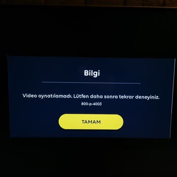 TV+ Erişim Sorunu: 800-p-4003 Hatası Ve Müşteri Hizmetleri Yokluğu