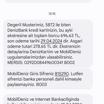 Denizbank Yıllık Kart Aidat Geri Ödemesi