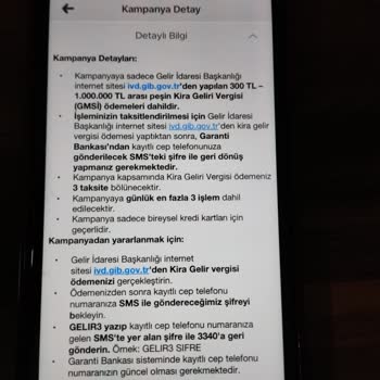 Garanti BBVA Vergi Ödeme Aldatmacası