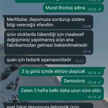 Taçev Hatalı Ürün