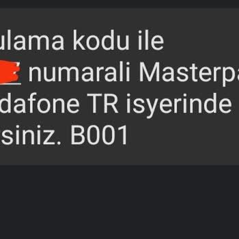 Masterpass Doğrulama Kodu Mesajı