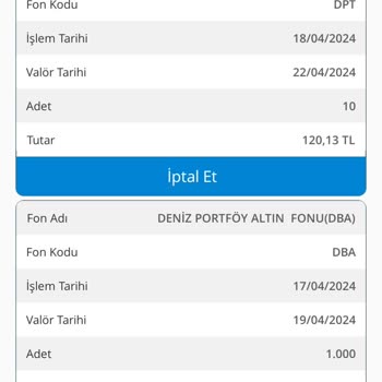 Denizbank Fon Alım Satım Sorunu